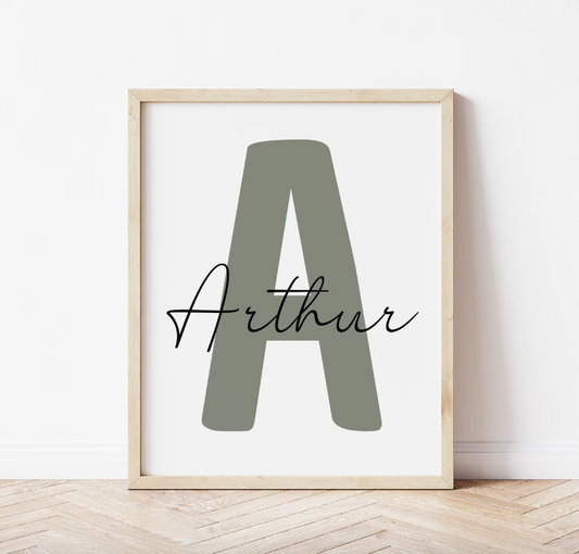 personalised baby print custom nursery print personalised baby gifts nz