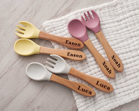 Personalised Baby Cutlery Set