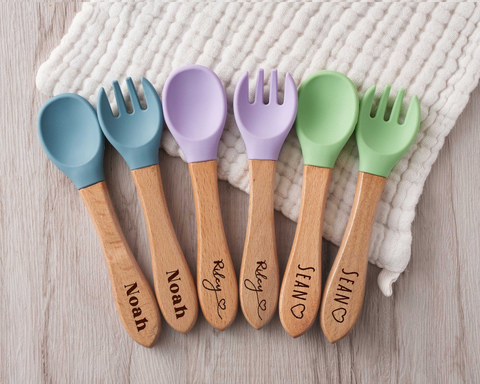 Personalised Baby Cutlery Set