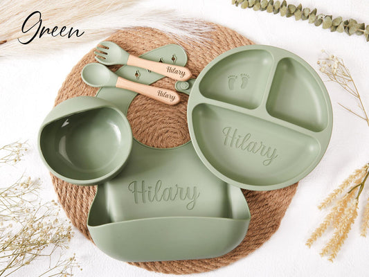 Personalised Silicone Weaning Set