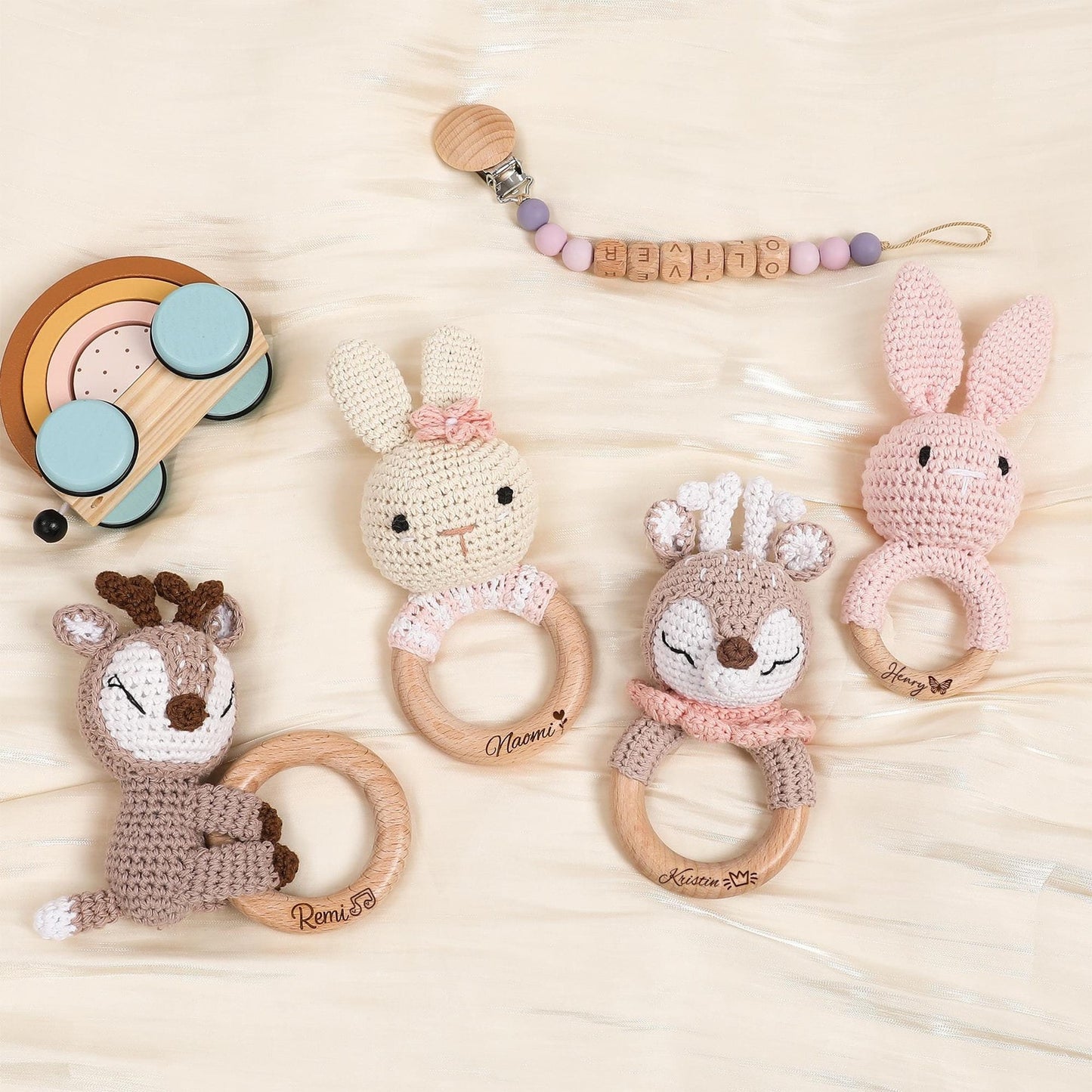 Personalised Baby Rattles